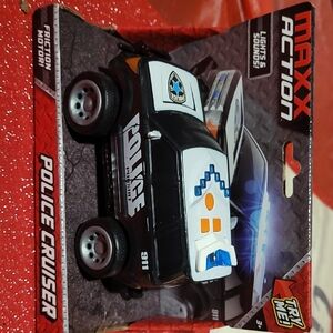 Police Cruiser Toy - Black and White
